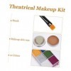 FOMIYES 56 Pièces/Ensemble Outils De Maquillage De Cicatrice Ensembles De Maquillage Ensembles De Peinture Kit De Corps Kit D