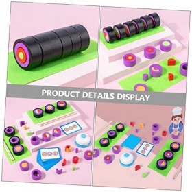 Toyvian 1 Jeu Blocs De Construction Jouets pour Enfants Jouet à Sushis Jouet Enfant Jouet Alimentaire Jouets Alimentaires Jou