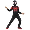 Rubies Costume Miles Morales Classico pour enfants, Jumpsuit avec couvre-bottes et masque, Officiel Marvel, Spiderman, Hallow
