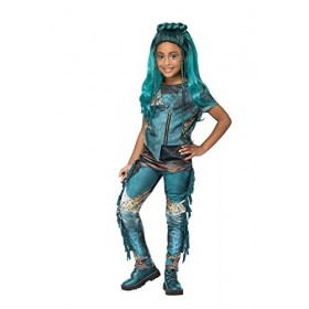 Smiffys 51592T Costume Uma sous licence officielle Disney Descendants Noir et vert, adolescente à partir de 12 ans