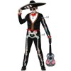 Atosa costume squelette mexicain mariachi enfant enfant 3 à 4 ans