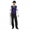 Wilbers & Wilbers Saloon Gambler Costume de joueur Croupier