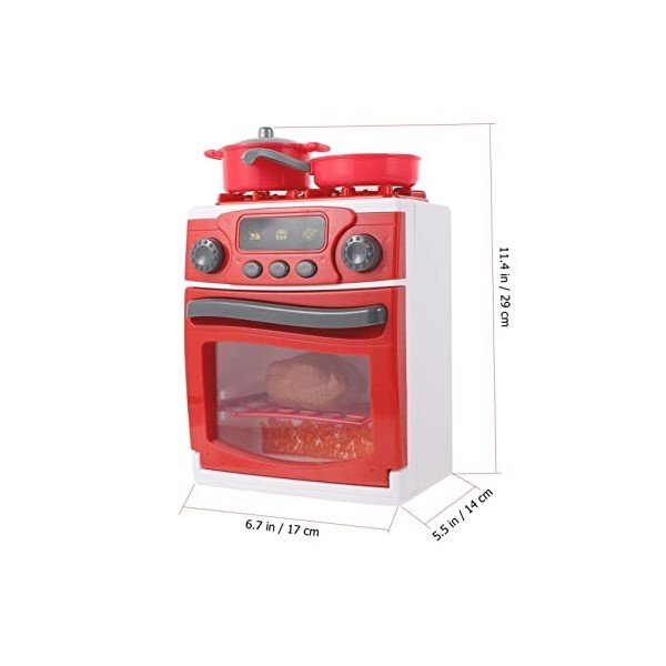 Toyvian Jouets De Cuisine 1 Set Poêle De Simulation Jouet De Poêle Éducatif Jouets De Cuisine Jouet Micro-Ondes pour Tout-Pet