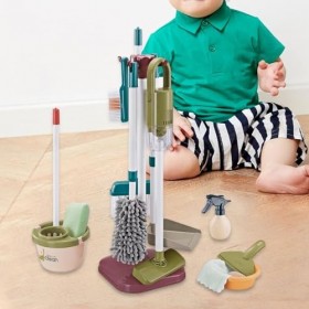Sharplace Jouet de Nettoyage pour Enfants, Outils de ménage, Jouets de Nettoyage de Maison pour Enfants, Jeu de rôle Durable,
