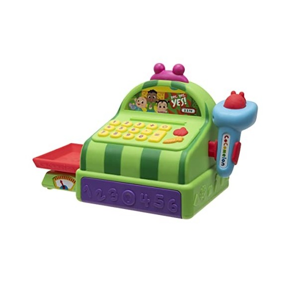 CoComelon JWC0243 Caisse enregistreuse Musicale avec lumières et Sons - JWC0243 - Jouets pour Enfants, Tout-Petits et Enfants