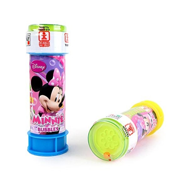 DULCOP- Minnie Disney 1 flacon de bulles de savon, 985380, Rose