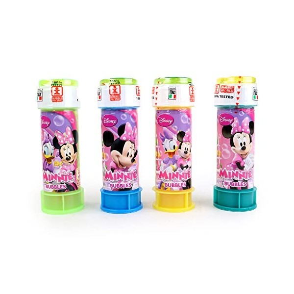 DULCOP- Minnie Disney 1 flacon de bulles de savon, 985380, Rose