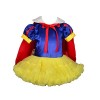 Lito Angels Deguisement Robe Princesse Blanche Neige avec Cape pour Bebe Fille, Tutu Danse Classique Costume d Halloween Ann