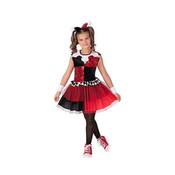 Rubies Déguisement officiel DC Super Villians Harley Quinn Tutu pour enfant, comme sur limage, M