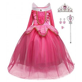 Baterflyo Déguisement de princesse pour fille - Costume pour cosplay, Halloween, carnaval, fête danniversaire