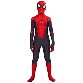 Waeihh Déguisement Spiderman 3D pour enfant, accessoire de fête, Halloween, carnaval, cosplay, super-héros en spandex Lycra 