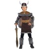 amscan- Deguisement Viking ADO 12-14 Ans, 999663, Brun