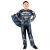 amscan 9912950 – Costume officiel Warner Bros de la Ligue des justiciers Snyder Superman Black Edition – 4-6 ans