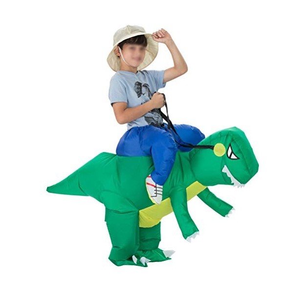 Edinber Vêtements gonflables, costume gonflable de dinosaure costume dHalloween de dinosaure gonflable costumes pour adulte