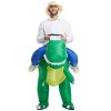 Edinber Vêtements gonflables, costume gonflable de dinosaure costume dHalloween de dinosaure gonflable costumes pour adulte