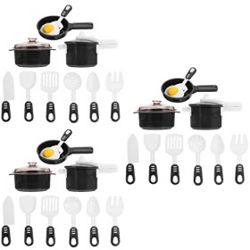 TOYANDONA 3 Ensembles Jouets De Cuisine Jouet De Cuisine pour Enfants Jouets De Jeu Faire Semblant De Cuisiner Ustensiles pou