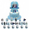 LUNAMY 13 pcs de Frozen Cake Topper pour décorer Le gâteau Frozen pour décorer la fête danniversaire pour décorer Les châtea