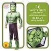 Rubies 640839S Marvel Avengers Hulk Deluxe - Costume pour enfant, S 3-4 ans 