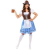 amscan 9917567 – Déguisement de Miss bavaroise en bleu pour femme Oktoberfest