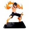Ksopsdey One Piece Ace Action Figure dAnime, Anime One Piece Figurine Ace Figure, Modèle Statue Jouets Anime Figure Modèle p