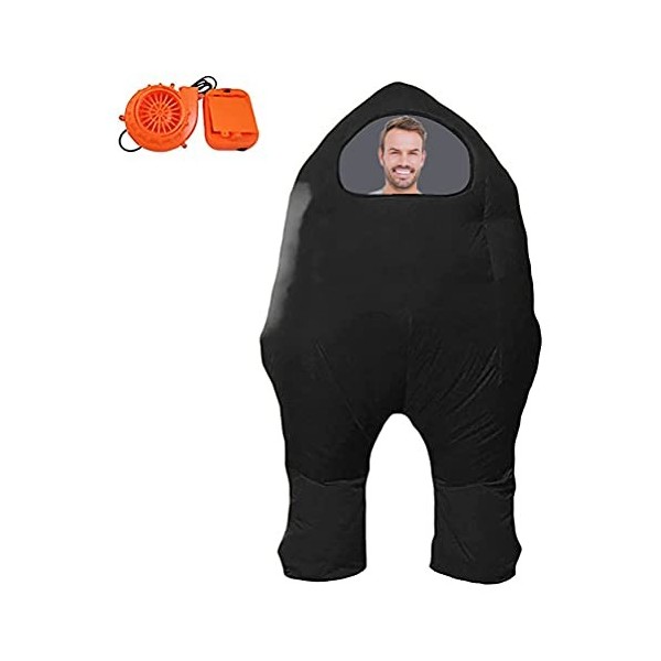 XIONGQI Costume despace dastronaute Gonflable, Jeu danime Costume de Corps Complet Gonflable Combinaison Halloween Cosplay