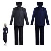RULANSH Anime Character Gojo Satoru Costume de cosplay Dessin animé Mignon Ensemble complet de vêtements Uniforme Halloween C