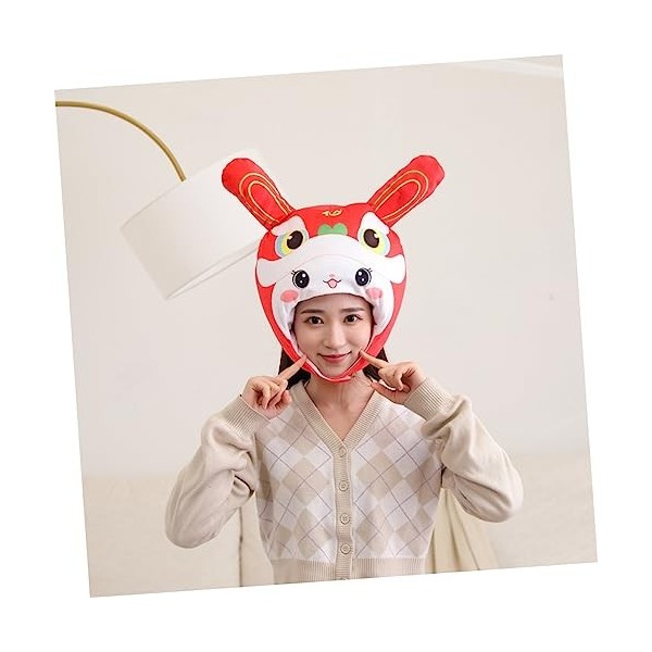 TOYANDONA 2 Pièces Lion Sillage Lapin Couvre-Chef Accessoires Photo Chapeau Moelleux Bonnet Pour Enfants Costume De Lapin Cha