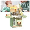 Cuisine De Jeu pour Tout-Petits, Cuisine De Jeu pour Enfants avec Lumière,Eau Recyclée Et Effet Vapeur, Cuisine De Jeu pour T