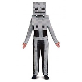 Disguise Minecraft Officiel - Deguisement Minecraft Enfant, Costume Minecraft Enfant Squelette, Deguisement Minecraft Garcon,