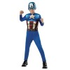 Rubies- Capitan America Costume, 610759-L, Multicolore, L 8-10 años 