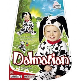 "DALMATIAN" jumpsuit, headpiece - 90 cm / 1-2 Years 