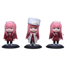Indorasen Lot de 3 figurines Anime Characters Zero Two