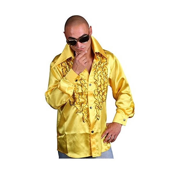 Chemise de Schlager jaune - jaune - 48/50