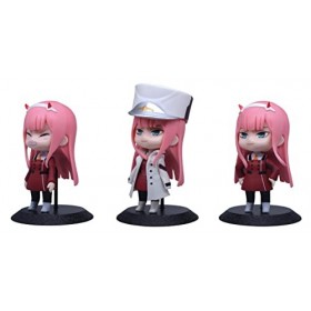 Indorasen Lot de 3 figurines Anime Characters Zero Two