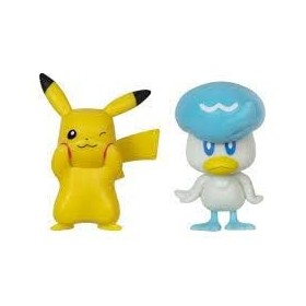 Pokémon Gen IX - Pack 2 Figurines Battle Figure Pack Pikachu & Coiffeton 5 cm