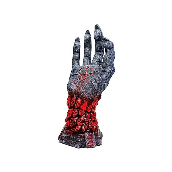 XehCaol Berserk Chaîne Main de Dieu, Berserk Merch Anime Collier Figurine Halloween Cosplay Props Décoration dintérieur mai