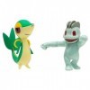 Pokemon PKW3002 Set de Figurines de Bataille Machollo Serpifeu