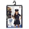 "POLICE GIRL" dress, belt, hat, handcuffs, radio - 116 cm / 4-5 Years 