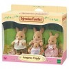 SYLVANIAN FAMILIES - Le Village - La Famille Kangourou - 5272 - Famille 4 Figurines - Mini Poupées Multicolore