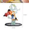 GUBOOM Figurine One Piece, Figurine Luffy, One Piece Figurine Manga, Cartoon Model Statue Anime Heroes Figurine PVC Anime Fig