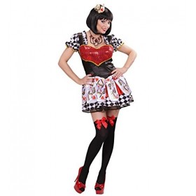Widmann 01793 ? Adultes Costume Reine des c?urs, Robe et Mini Couronne