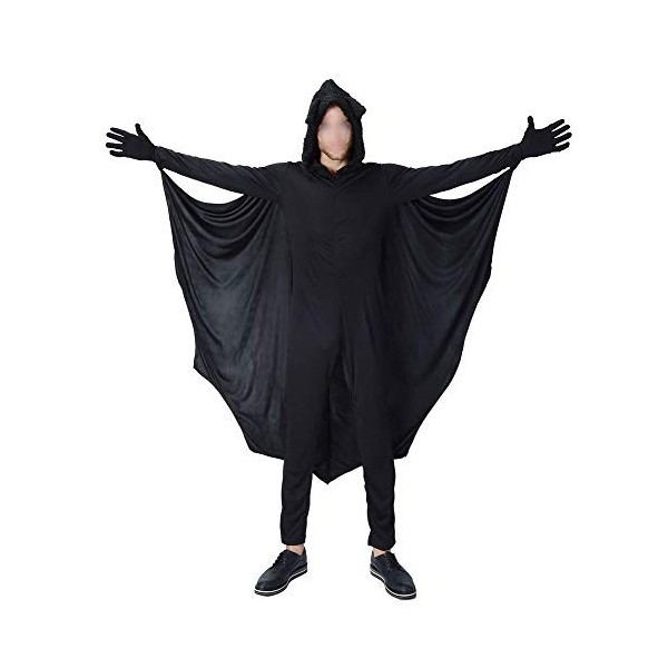 Meijunter Costumes dhalloween - Enfant Adulte Confortable Chauve Souris Combinaison Filles Garçons Femmes Hommes Famille Vam