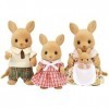 SYLVANIAN FAMILIES - Le Village - La Famille Kangourou - 5272 - Famille 4 Figurines - Mini Poupées Multicolore