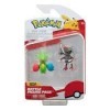 Jazwares Pokémon - Pack 2 Figurines Battle Figure Pack Scalpion, Rosélia 5 cm