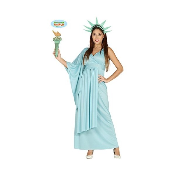 NET TOYS Costume de Statue de la Liberté - M FR 40/42 | Déguisement Statue of Liberty | Déguisement Statue de La Liberté | 