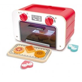Hape Four de Cuisine Magique - Pour les Enfants de 3 ans et Plus - Jeu dImitation Interactif Cuisine, Four Fonction Innovant