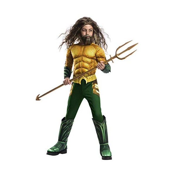 Rubies DC Aquaman The Movie, enfant Deluxe Costume - Moyen Âge 5-8 ans - Version Anglaise