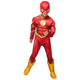 Rubies- DC Flash Déguisement pour Enfant, Unique, 610832_S, Multiolour, S