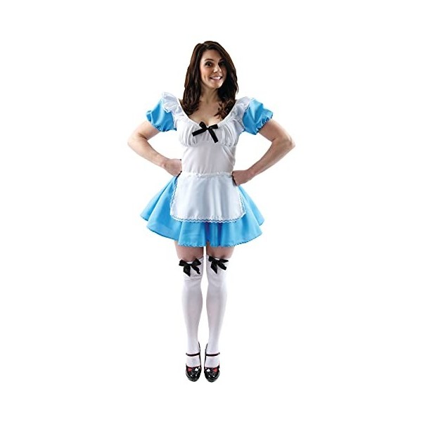 ORION COSTUMES Costume de déguisement traditionnel bleu dAlice pour femmes