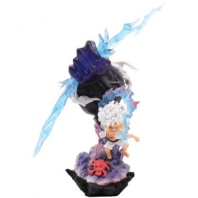 DGTSYAL Luffy Figurine 20cm Figurine Luffy Gear 5 Figurine Anime Figurine Manga Populaire Collection Modèle Jouet Statues Orn